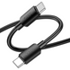 Кабель HOCO X96 Type-C to Type-C PD 60W Hyper 1м (Чёрный) 22807 фото 5