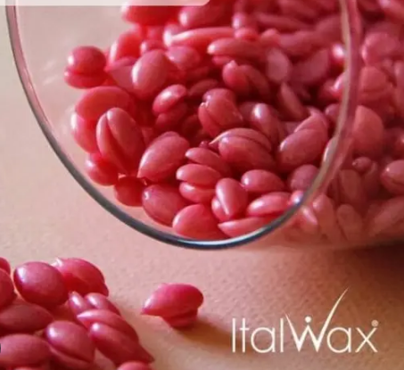 Гарячий плівковий віск у гранулах Italwax - Троянда, 1000 8546 фото