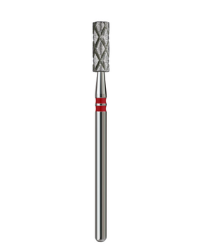 Алмазная фреза для маникюра, цилиндр 0.35 красная X-Cool Premium 18136 фото